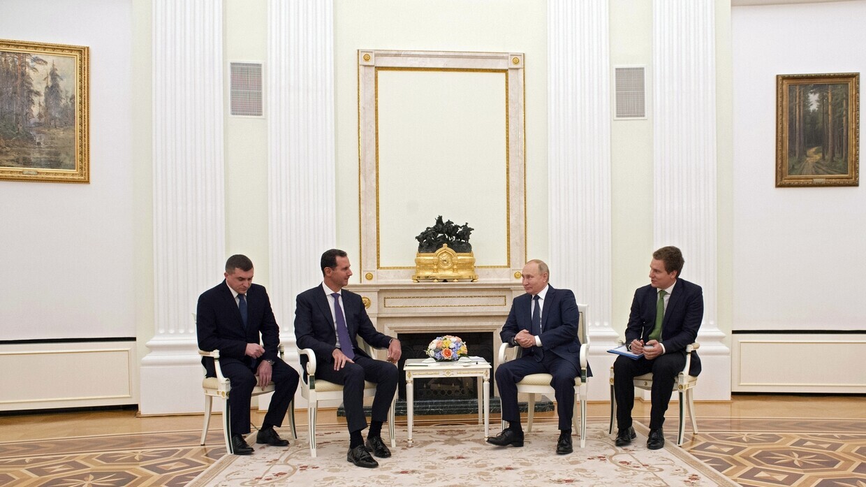 لقاء الرئيس الروسي فلاديمير بوتين والسوري بشار الأسد في الكرملين