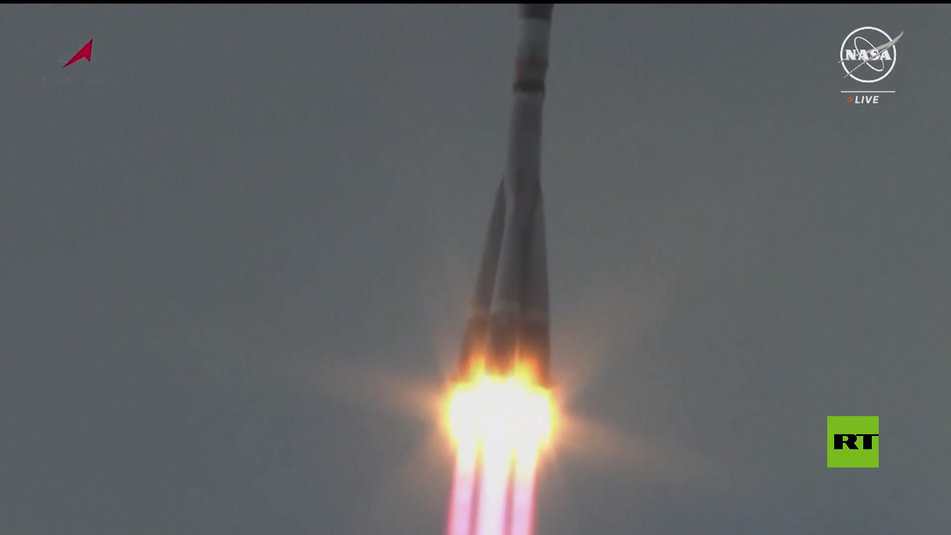 بالفيديو.. إطلاق ناجح لصاروخ روسي يحمل مركبة 