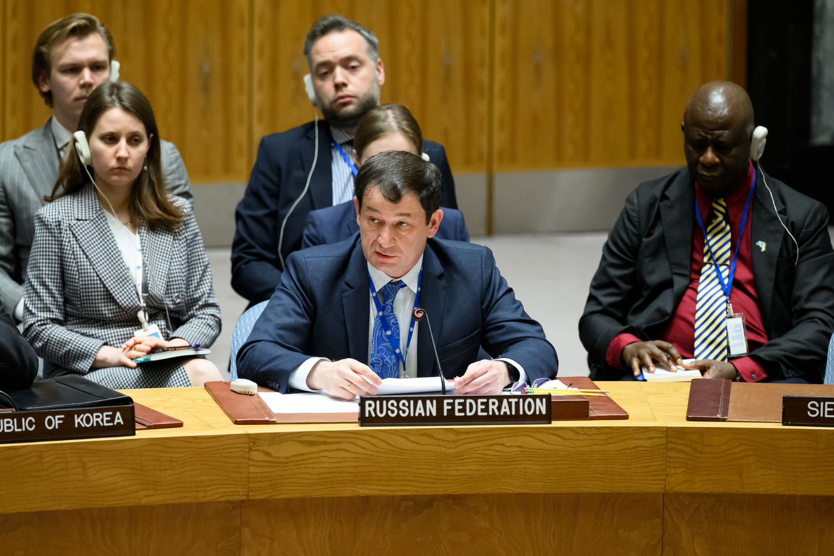 نائب المندوب الروسي لدى الأمم المتحدة، دميتري بوليانسكي
