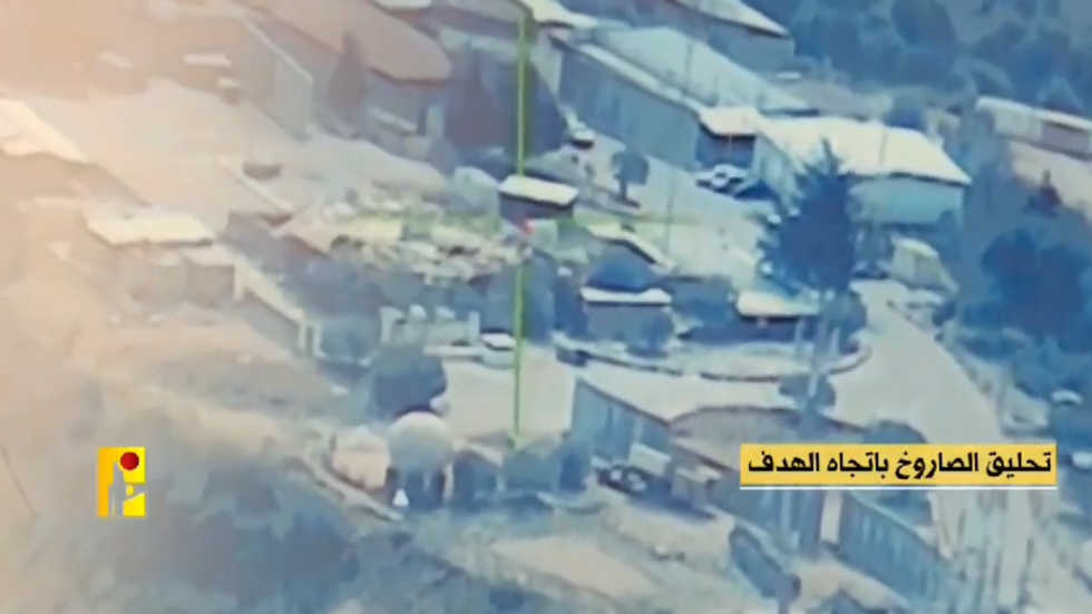 حزب الله يعرض مشاهد من عملية استهداف قاعدة ميرون الإسرائيلية
