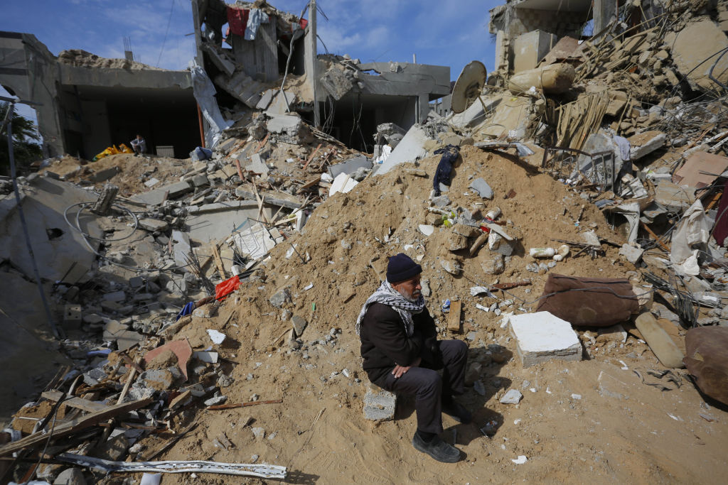 الدمار الناجم عن القصف الإسرائيلي على غزة