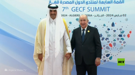 عبد المجيد تبون يستقبل أمير قطر في منتدى الدول المصدرة للغاز في الجزائر