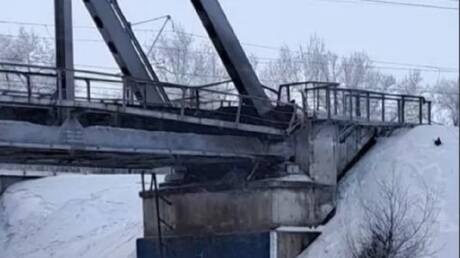 انفجار استهدف جسرا للقطارات وسط روسيا