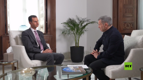 مقابلة الصحفي الروسي سولوفيوف مع بشار الأسد