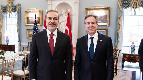 فيدان يلتقي بلينكن في واشنطن بالتزامن مع لقاء أردوغان وزيلينسكي