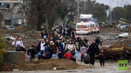 المكتب الإعلامي الحكومي بغزة  ينشر حصيلة صادمة لنسبة النزوح في القطاع