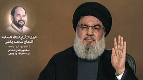 تقرير يكشف عن اجتماع بين قائد إيراني كبير ونصر الله: 
