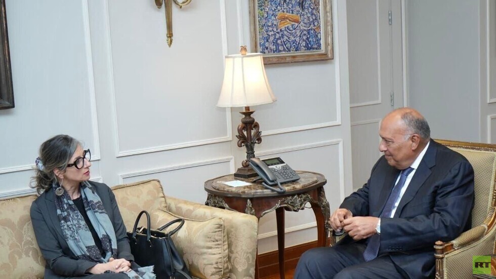 شكري يستقبل المقررة الأممية الخاصة بالأراضي الفلسطينية