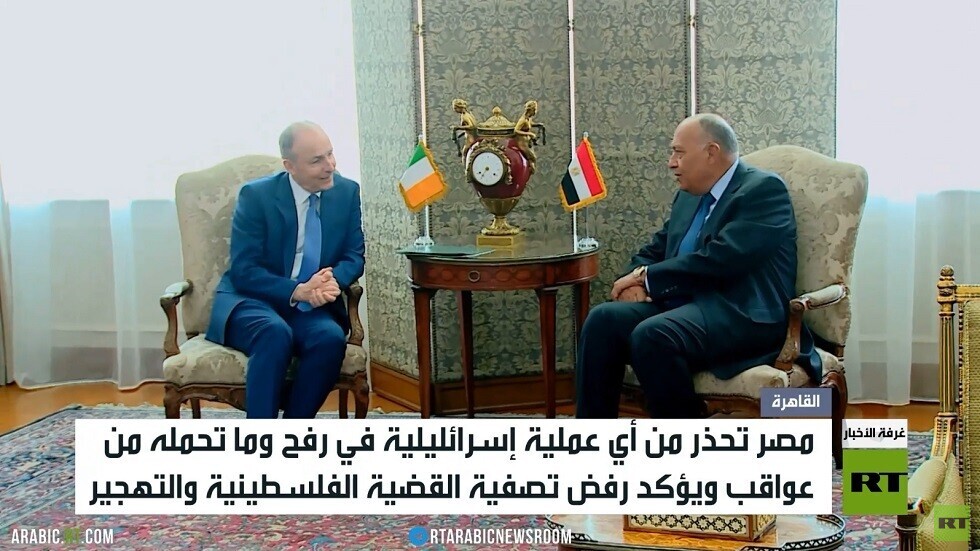 مصر تحذر من اجتياح رفح الفلسطينية