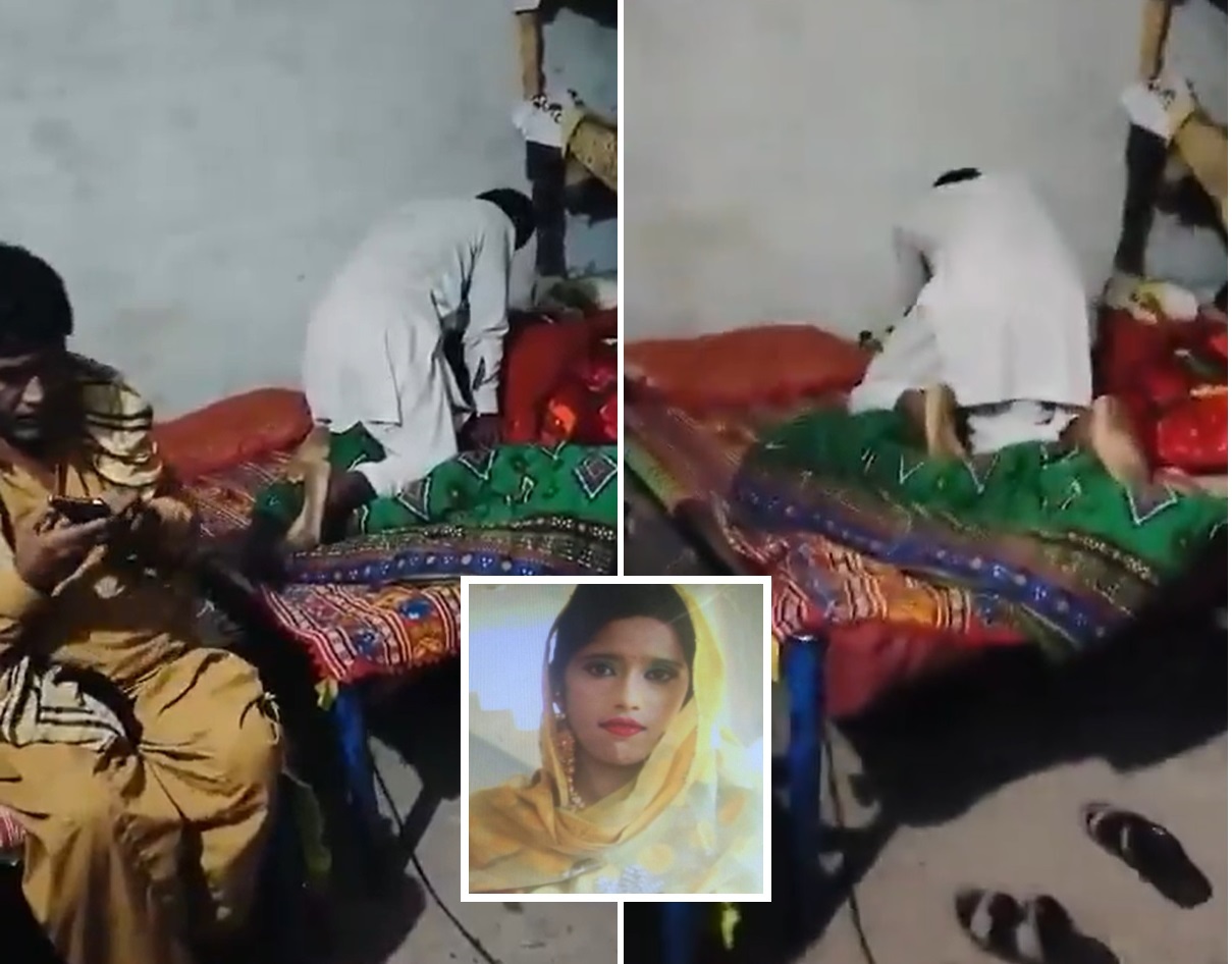 جريمة شرف مروعة في باكستان.. شاب يصور شقيقه وهو يخنق أختهما حتى الموت بحضور والدهم (فيديو)