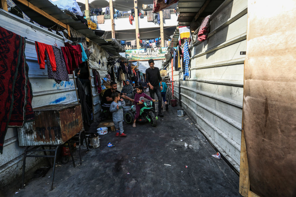 لاجئون فلسطينيون في رفح، صورة تعبيرية.