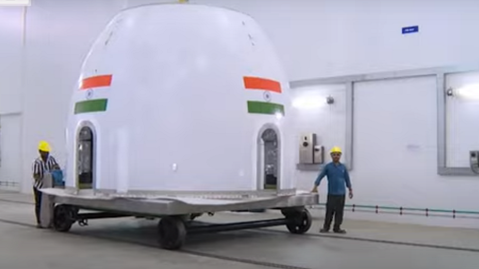 نموذج لمركبة Gaganyaan  الفضائية الهندية