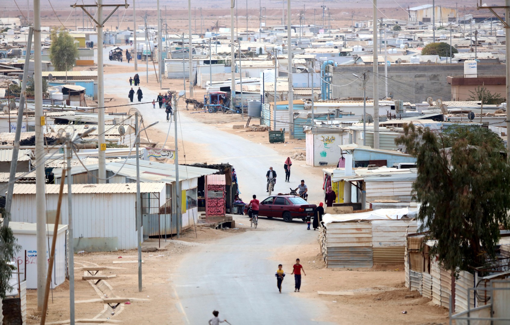 مخيم الزعتري للاجئين في الأردن