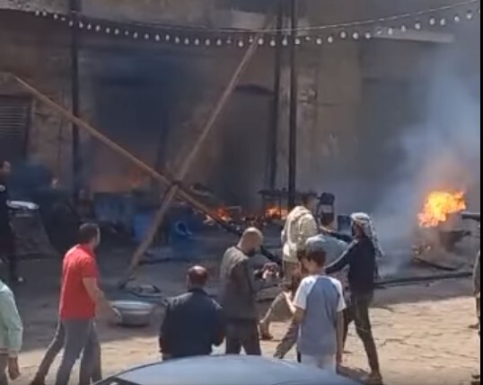 مصر.. حريق في مائدة إفطار يمتد لمسجد أبو العلا التاريخي (صور)