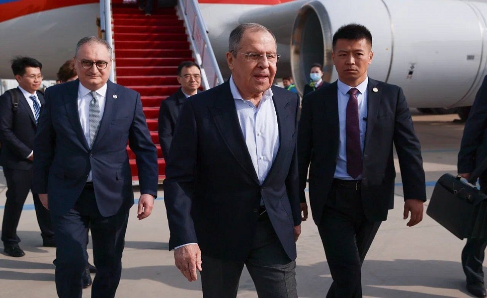 وزير الخارجية الروسي يصل في زيارة رسمية إلى بكين - 8 أبريل 2024