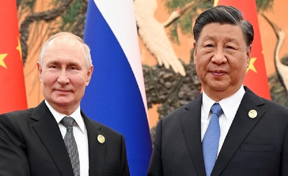 الرئيسان الصيني شي جين بيغ والروسي فلاديمير بوتين