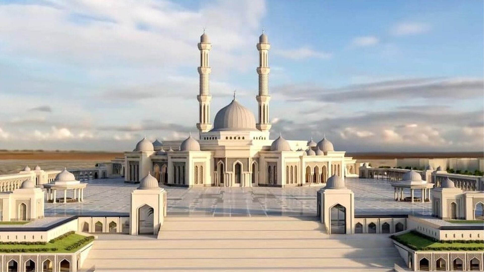 مصر تستعرض أحد أكبر مساجد العالم (فيديو)