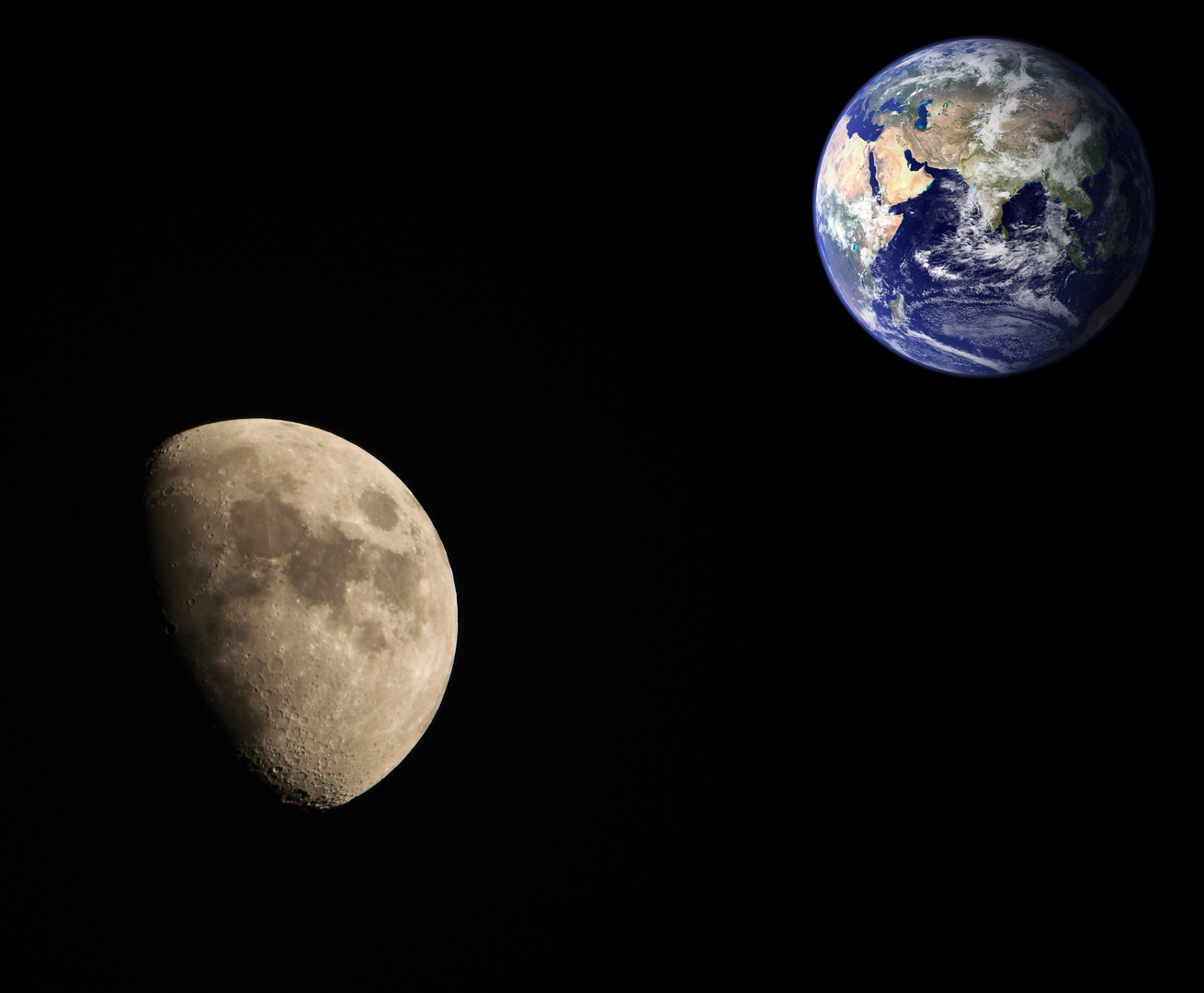 ورقة بحثية: اصطدام كارثي جعل القمر ينقلب رأسا على عقب