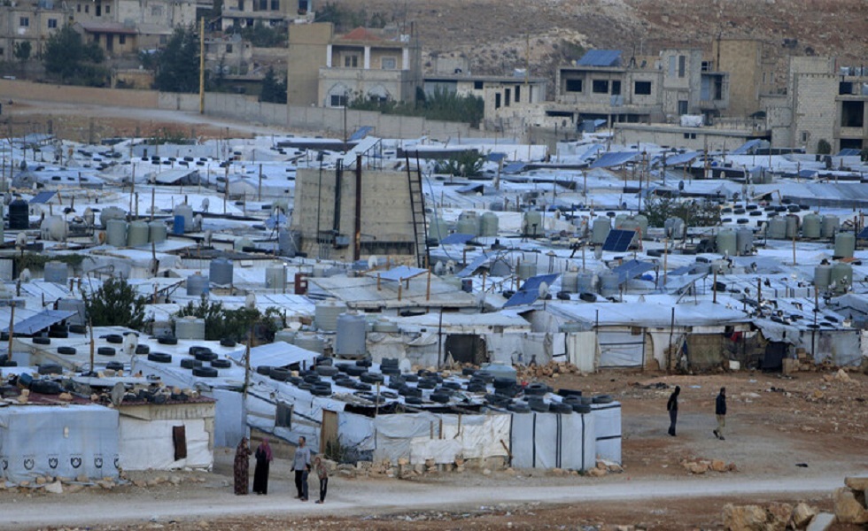 مخيمات للنازحين السوريين في عرسال شرق لبنان