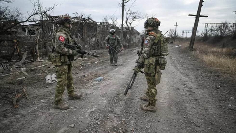 القوات الروسية في مدينة أفدييفكا