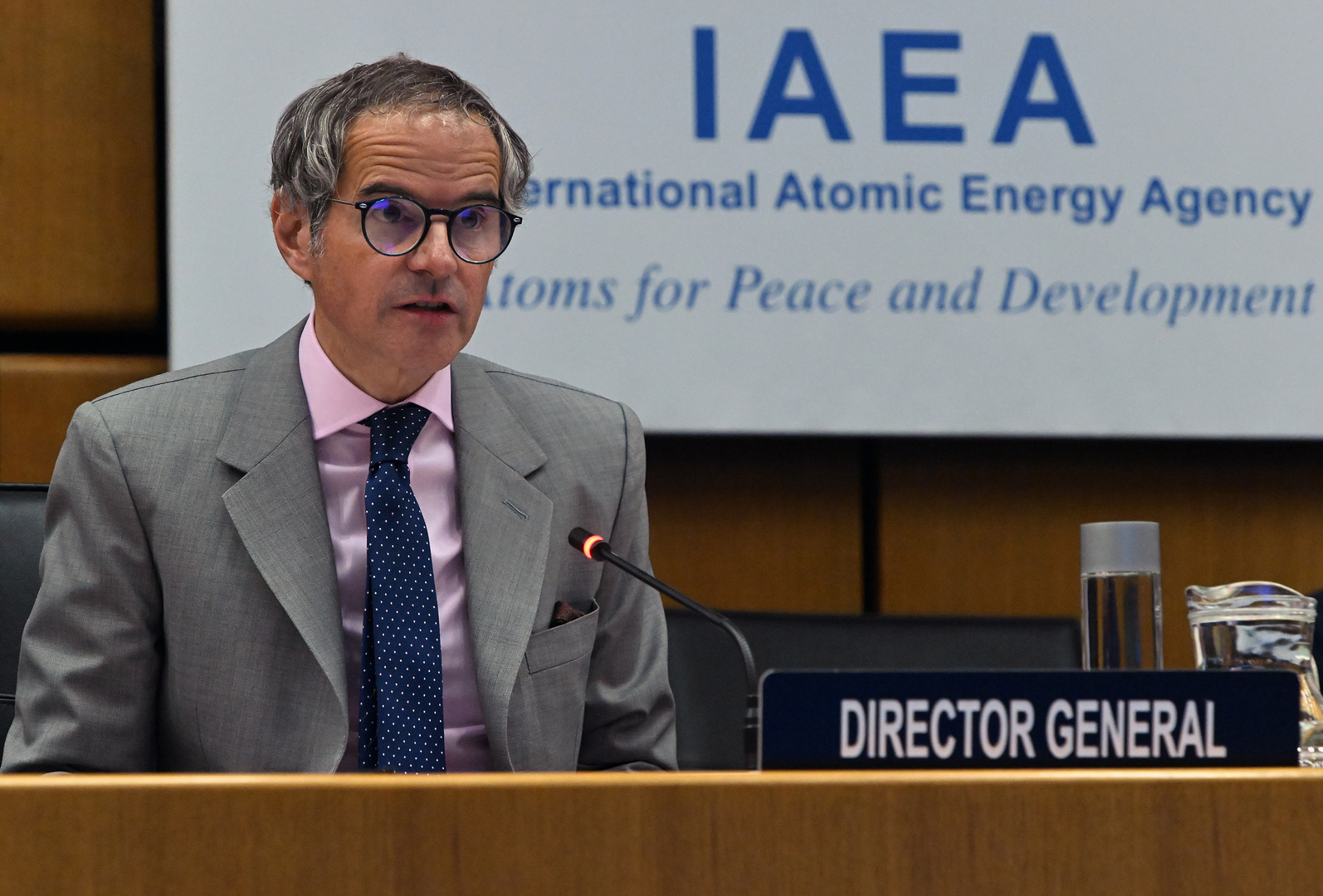 المدير العام للكالة الدولية للطاقة الذرية رفائيل غروسي