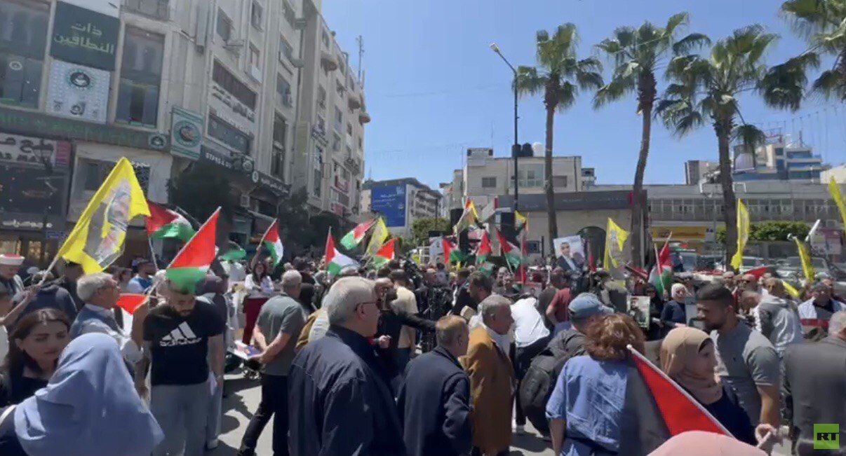 فعاليات إحياء اليوم الوطني للأسير الفلسطيني في رام الله