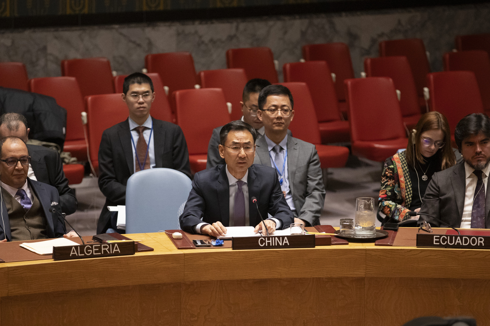 نائب المندوب الصيني لدى الأمم المتحدة، قنغ شوانغ