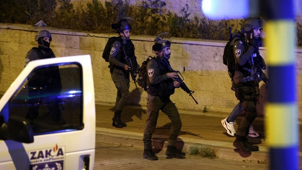 عناصر من الشرطة في تل أبيب