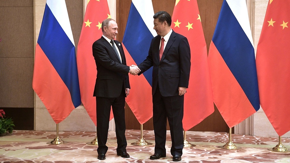 الرئيسان الروسي فلاديمير بوتين والصيني شي جين بينغ (صورة أرشيفية)