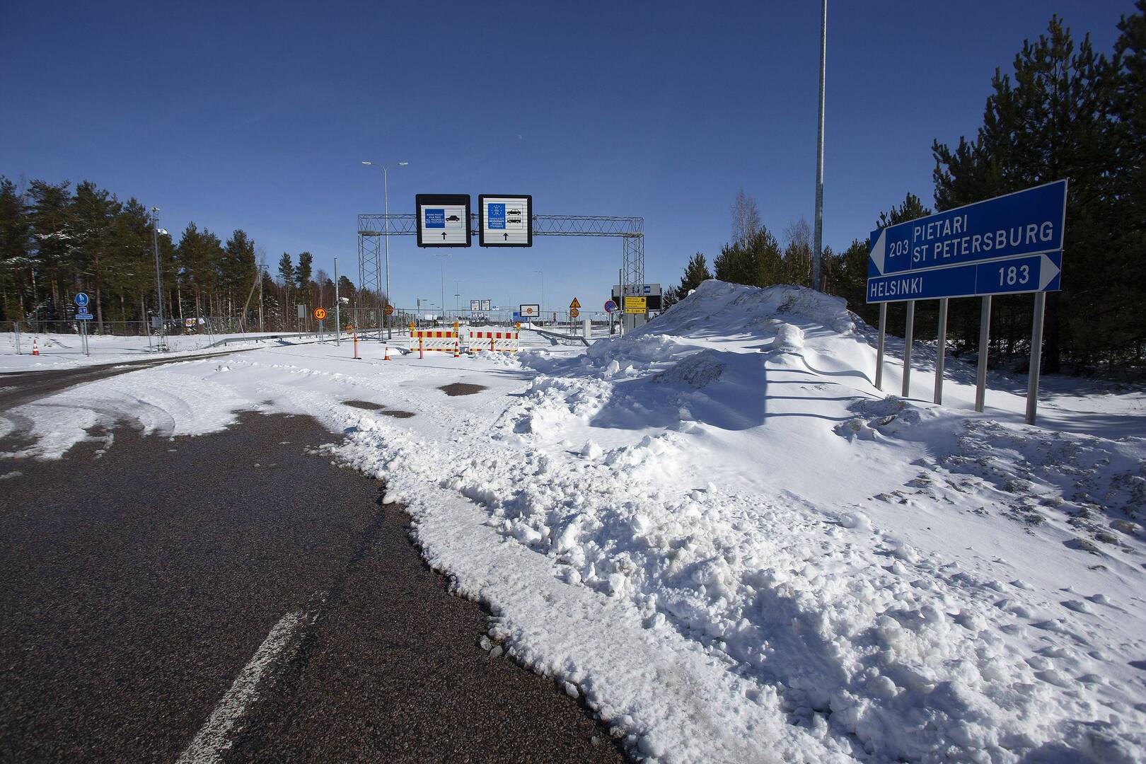 الحدود الفنلندية الروسية (صورة من الأرشيف)