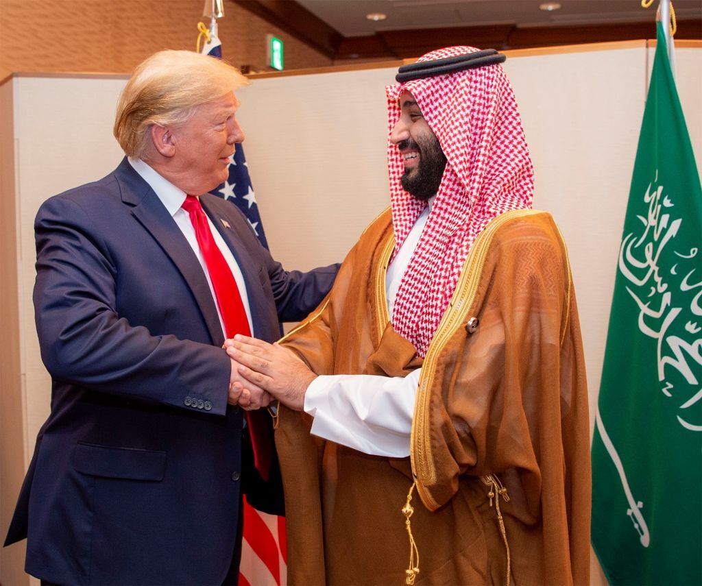 الرئيس الأمريكي السابق دونالد ترامب وولي العهد السعودي الأمير محمد بن سلمان.