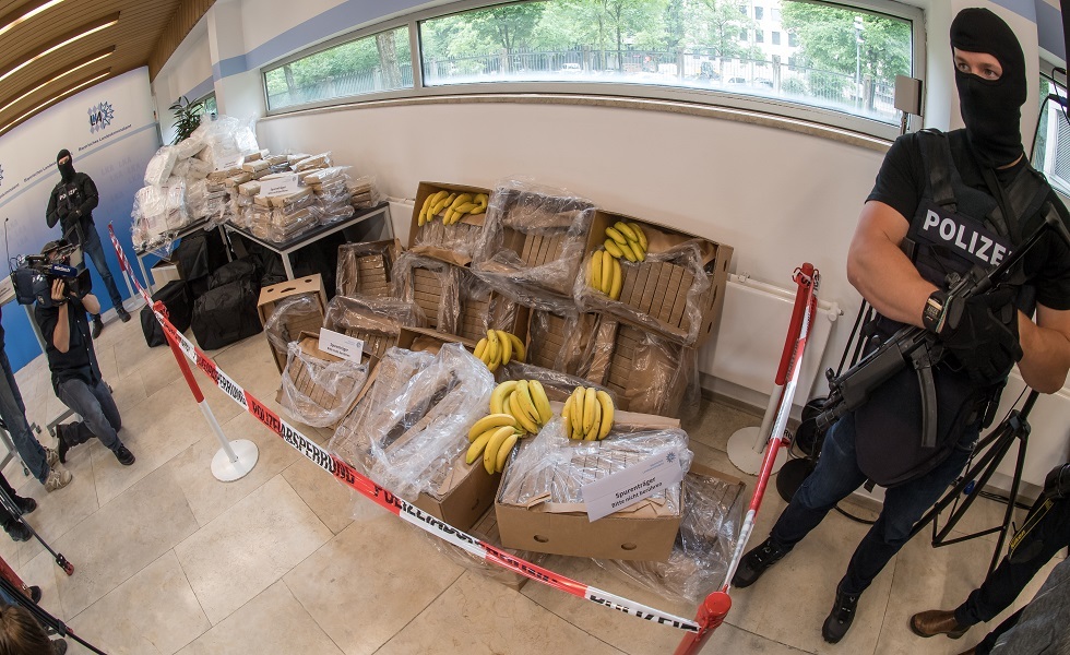كوكايين في صناديق الموز والشرطة الألمانية تطلق عملية واسعة النطاق
