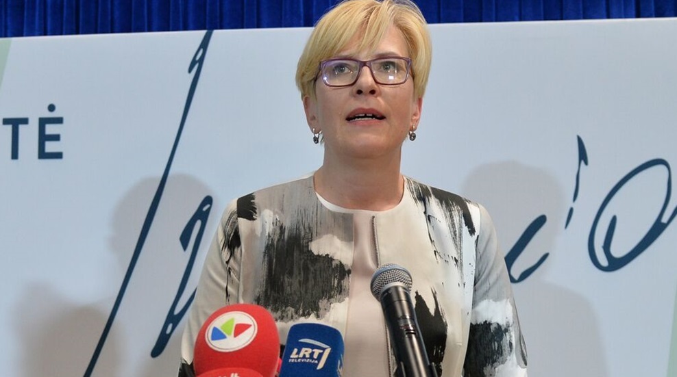 رئيسة الوزراء الليتوانية إنغريدا سيمونيت