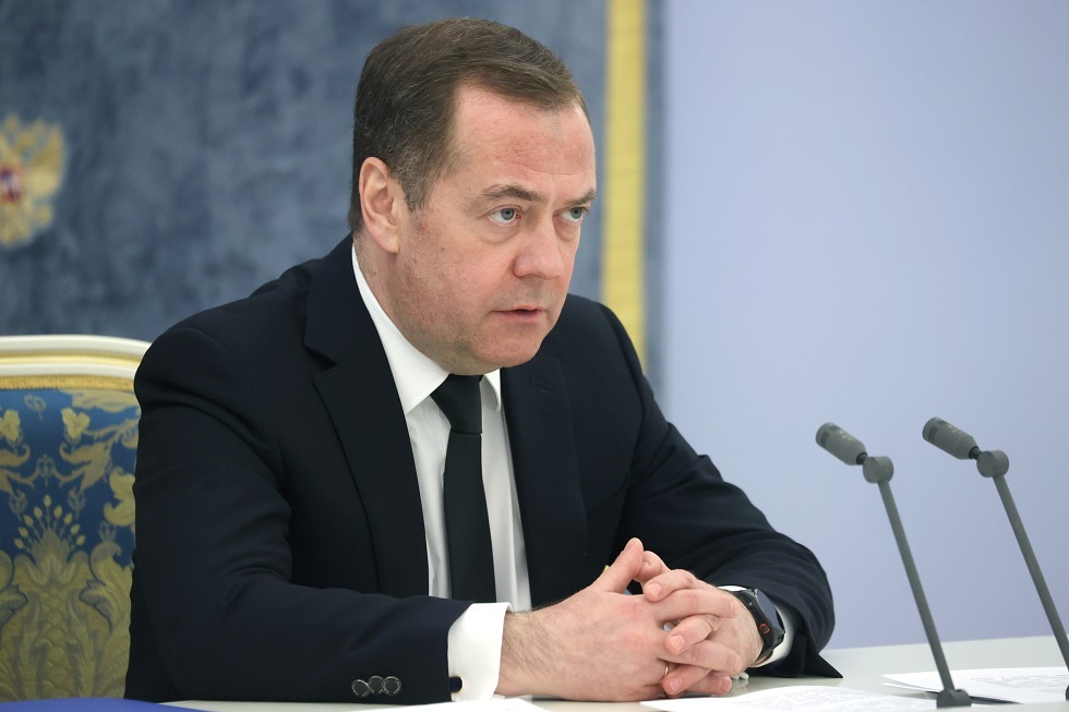 نائب رئيس مجلس الأمن الروسي دميتري مدفيديف