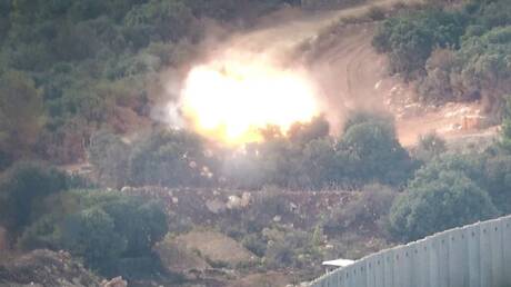 "حزب الله" يعرض مشاهد من استهدافه دبابة إسرائيلية في موقع المطلة