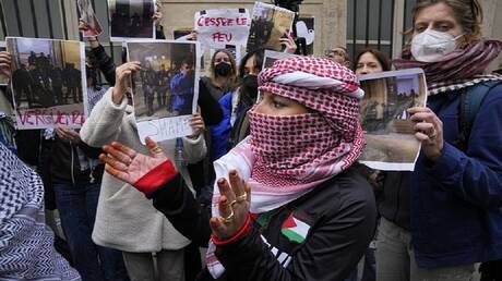 مؤيدون لإسرائيل يحاولون تعطيل احتجاجات طلابية مؤيدة لفلسطين في باريس