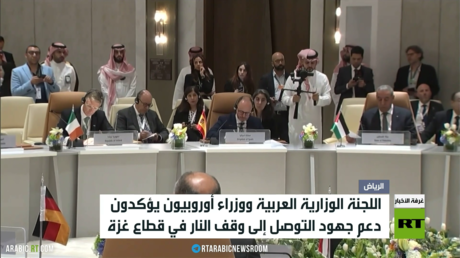 اجتماع وزاري في الرياض يؤكد حل الدولتين