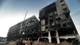 مشاهد مروعة تظهر حجم الدمار الهائل في مجمع الشفاء الطبي بمدينة غزة