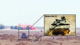 ليست المرة الأولى.. فيديو للجيش المصري يستهدف دبابات ميركافا الإسرائيلية
