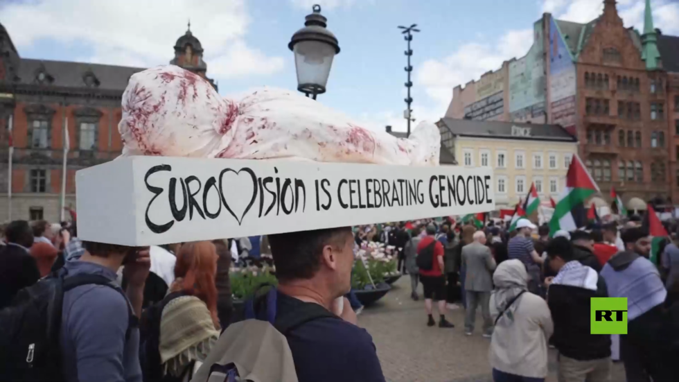 قبل ساعات من انطلاق نهائي مسابقة "يوروفيجن".. الآلاف يحتجون على مشاركة إسرائيل
