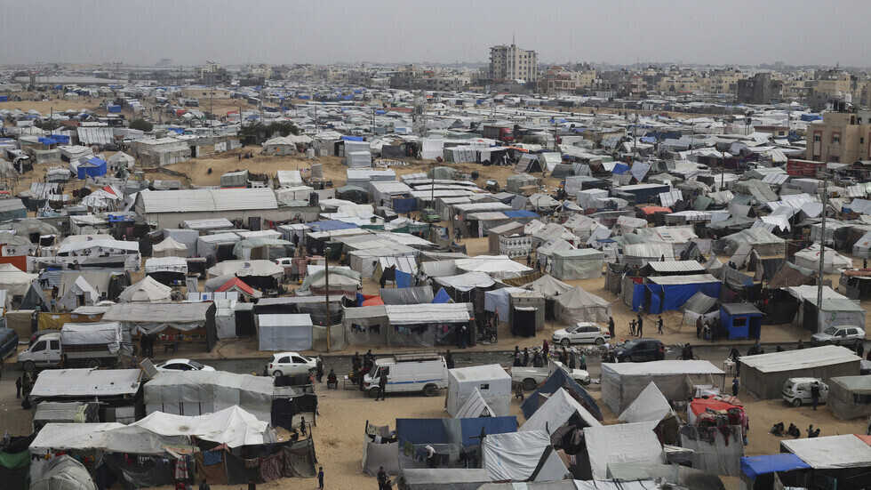 مخيمات النازحين الفلسطينيين في رفح