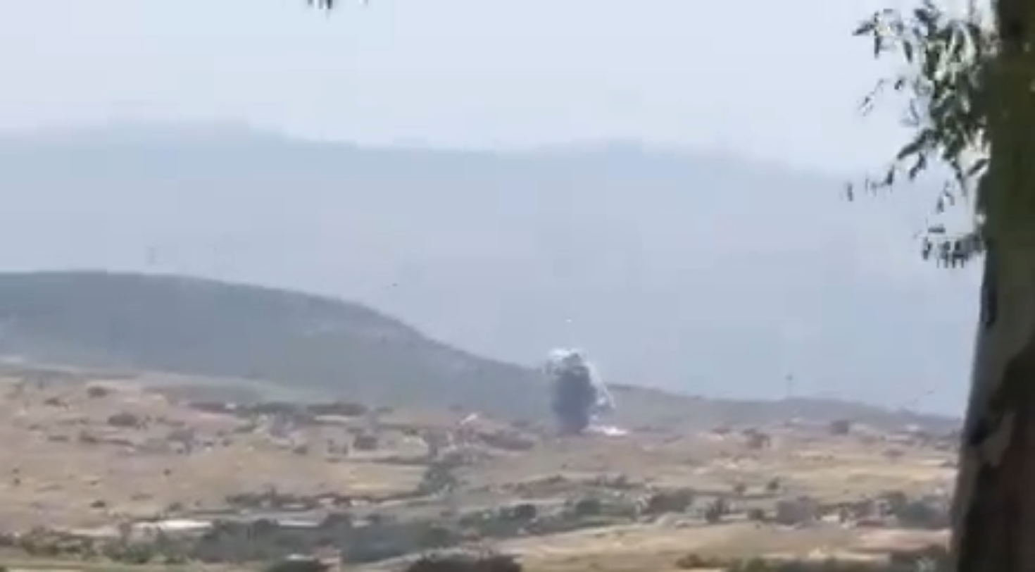 بالفيديو.. إصابات جراء ضربة إسرائيلية دمّرت منزلا في جنوب لبنان