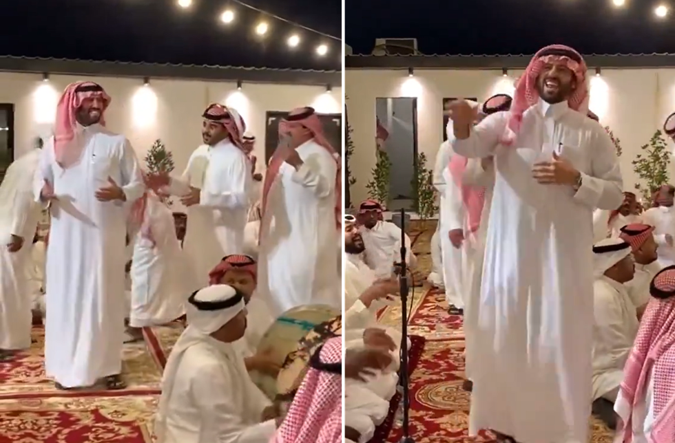 شاهد.. نشطاء يتفاعلون مع فيديو رقصة أمير سعودي شهير