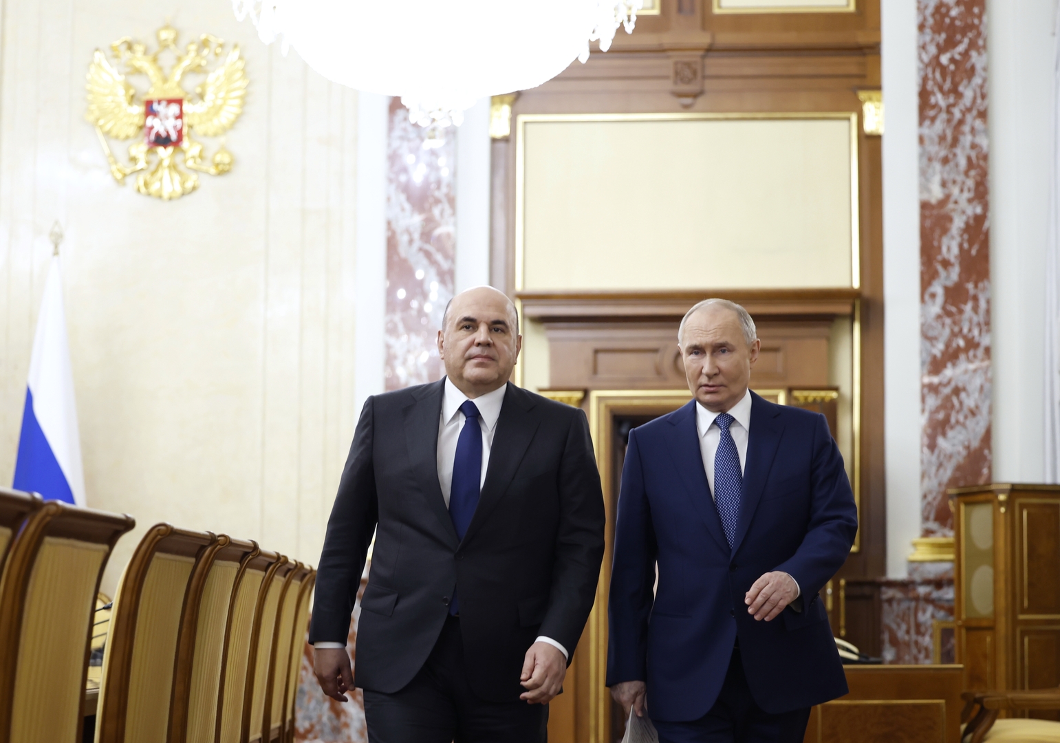 بوتين يوقع مرسوما بتعيين ميخائيل ميشوستين رئيسا للحكومة الروسية