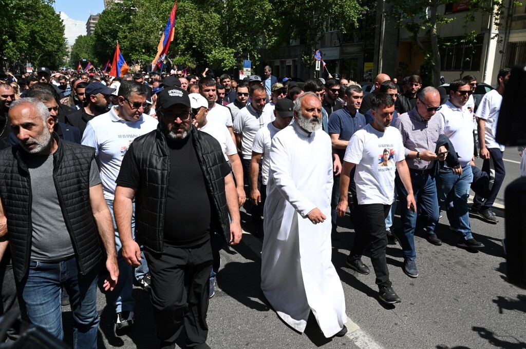 احتجاجات جماهيرية في يريفان، أرمينيا