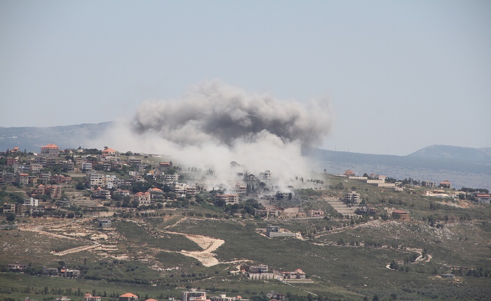 القصف الإسرائيلي على بلدة الخيام جنوبي لبنان في ظل التوتر على الحدود مع 