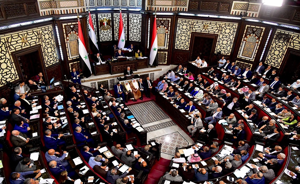 اجتماع لأعضاء مجلس الشعب السوري