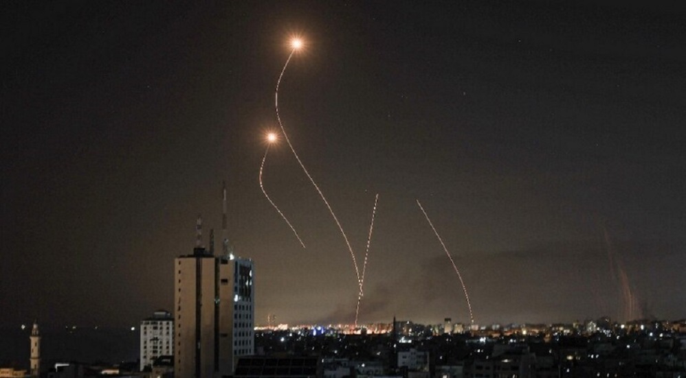 هجوم صاروخي من قطاع غزة على عسقلان
