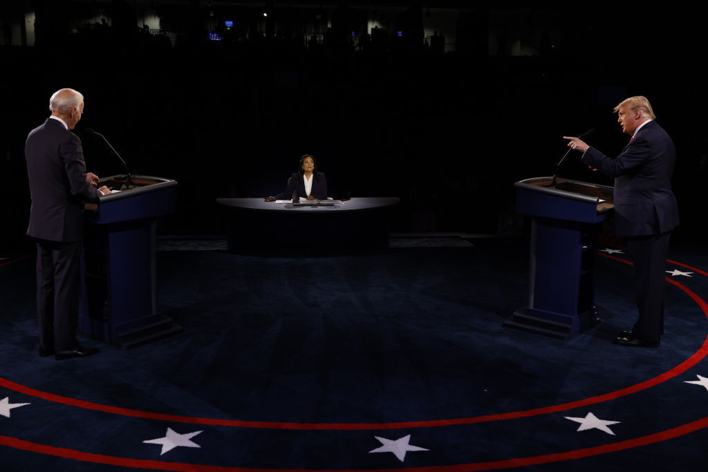 المناظرة الرئاسية بين جو بايدن ودونالد ترامب في سبتمبر 2020