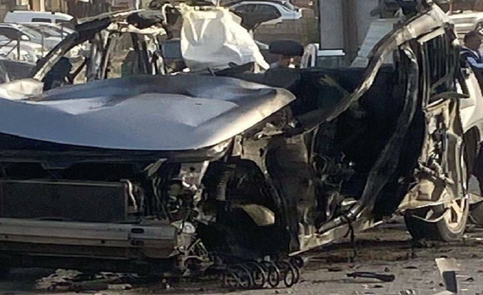 مقتل شخص وإصابة آخر في استهداف مسيرة إسرائيلية لسيارة على الحدود اللبنانية السورية (فيديو+صور)